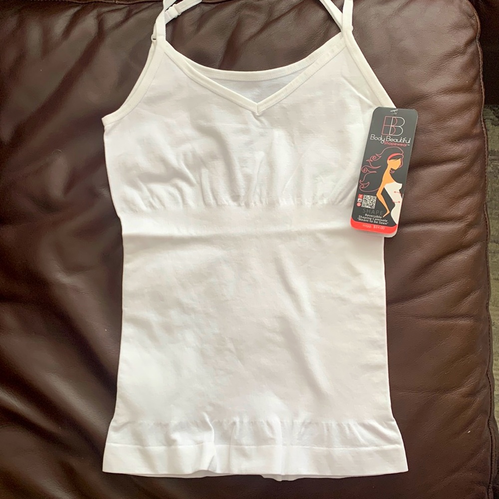 NWT white Body shaping camisole M/L
